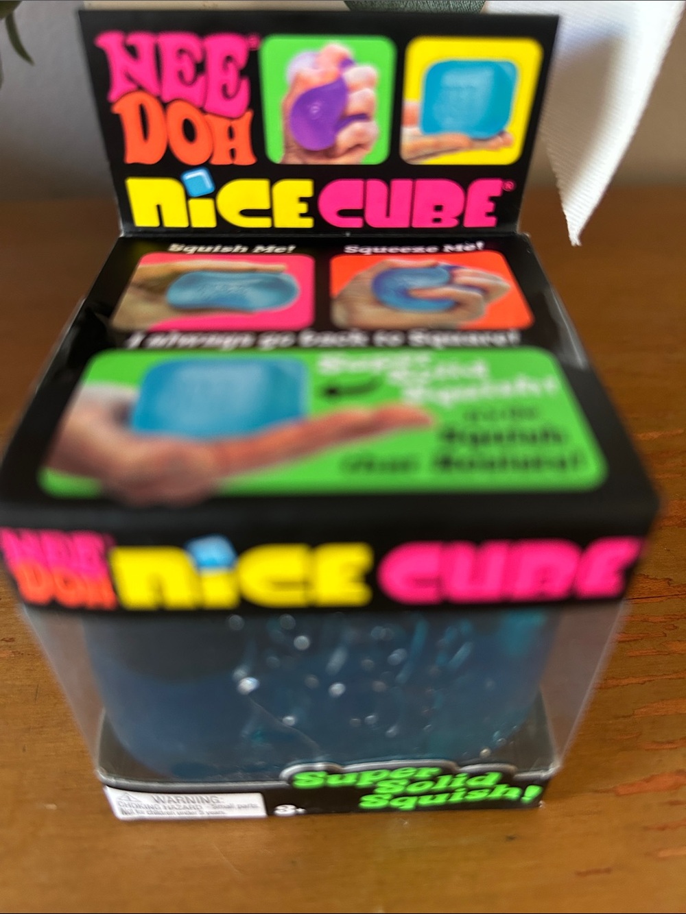 NEE DOH Nice Cube Kids Toy - Blue